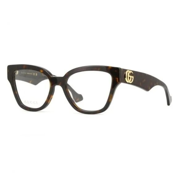 NEW GUCCI EYEGLASSES GUCCI  DARK HAVANA EYEWEAR